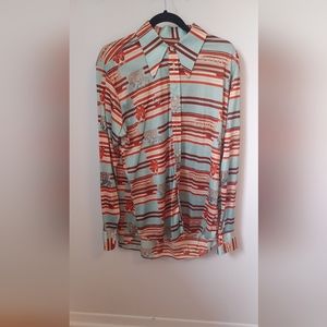 Vintage Givenchy mens blouse retro unique design